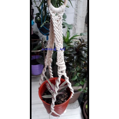 Jual Gantungan Pot Macrame Plant Hanger Anyaman Handmade Gantungan Pot