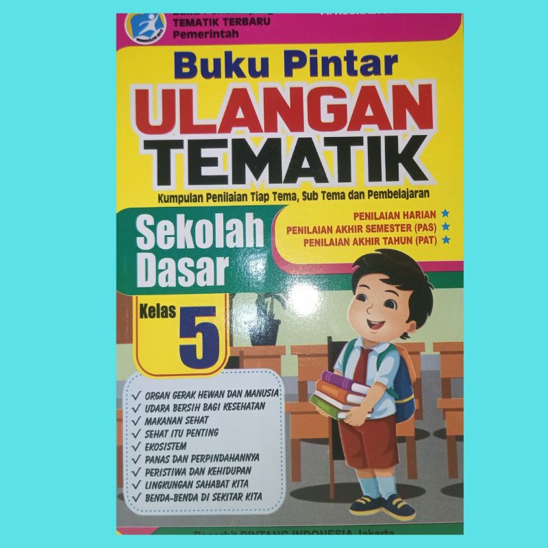 Jual Buku pintar ulangan Tematik untuk SD kelas 5 (buku pendamping ...