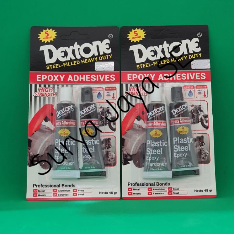 Jual Lem Besi Dextone Epoxy Adhesives 5 Menit Kuat Heavy Duty ...