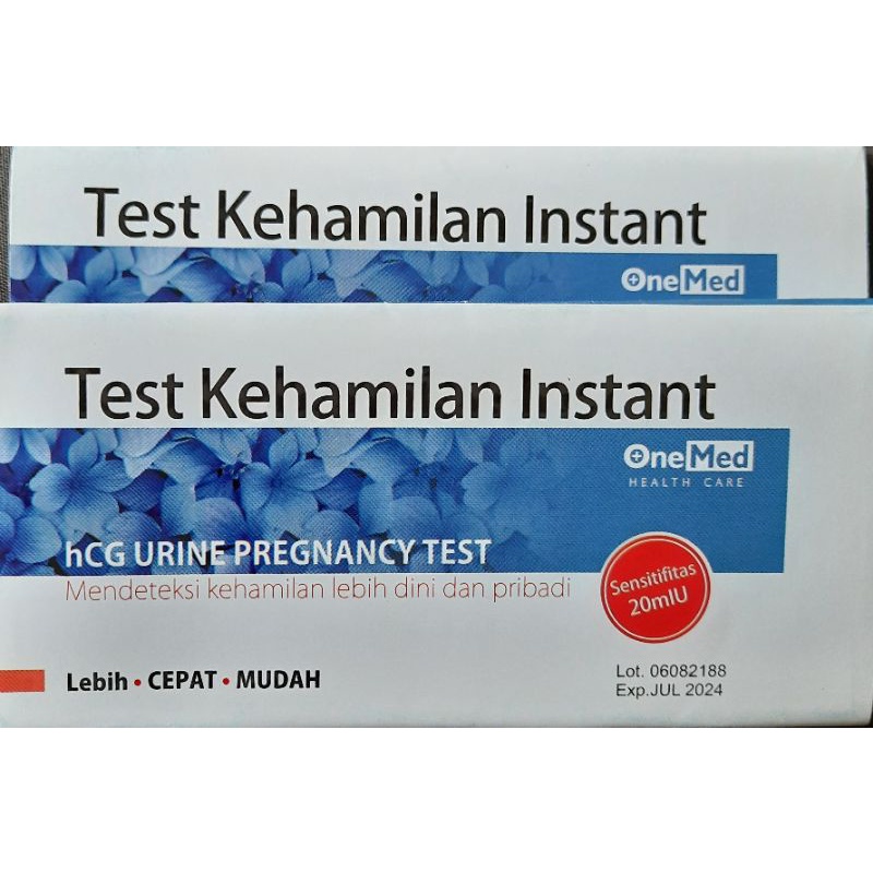 Jual Tes Kehamilan Testpack Onemed Steril Shopee Indonesia