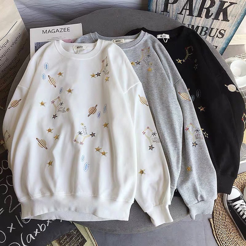 Sweater hoodie hotsell wanita shopee