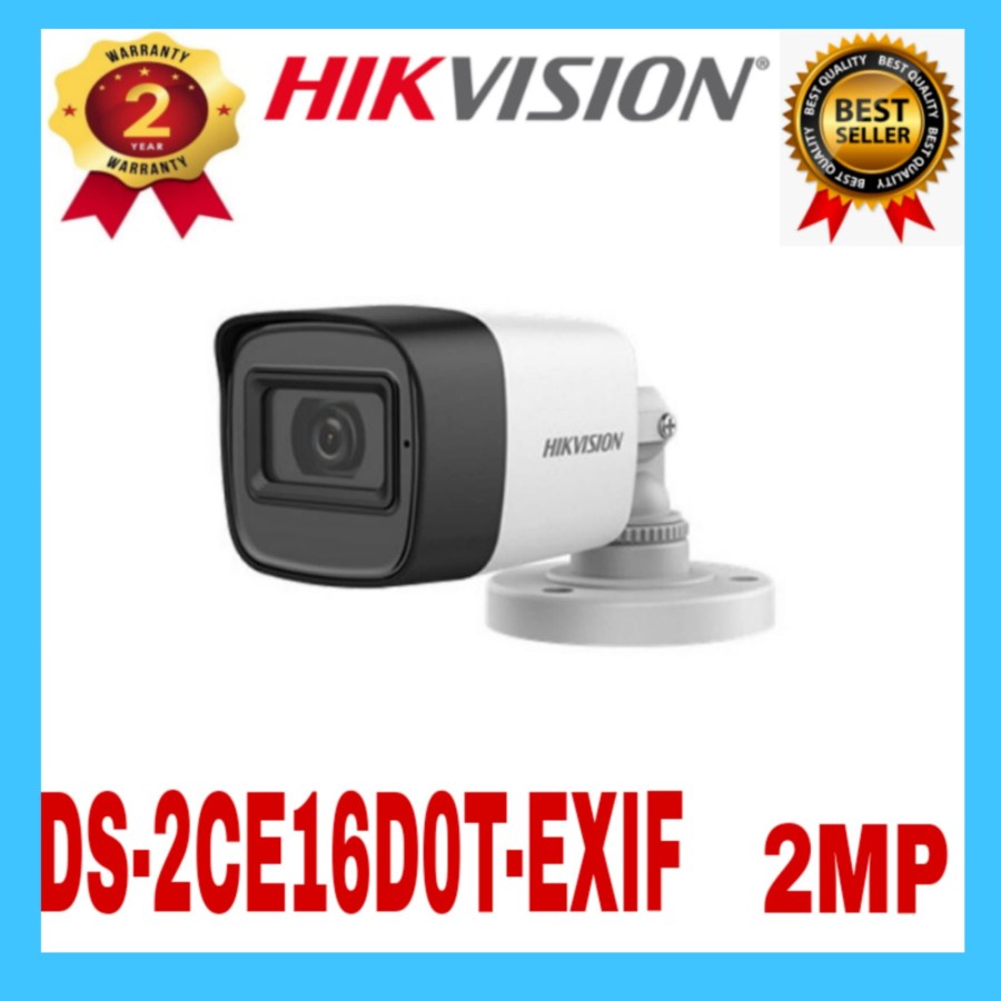 Jual CAMERA CCTV HIKVISION OUTDOOR TURBO HD DS2CE16D0TEXIF 2MP Shopee Indonesia