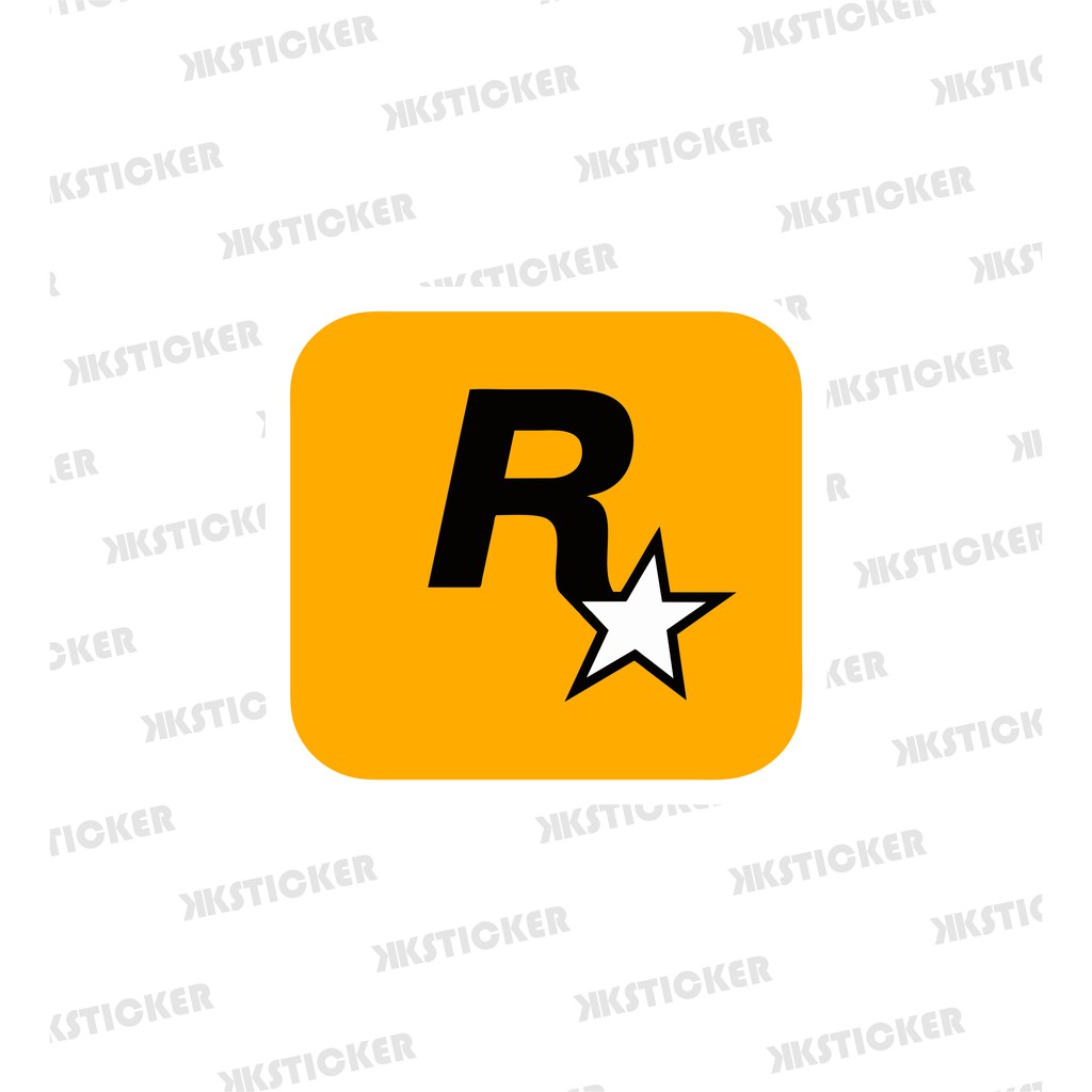 Jual Sticker Rockstar Games | Stiker Vinyl Anti air + Laminasi | Shopee ...