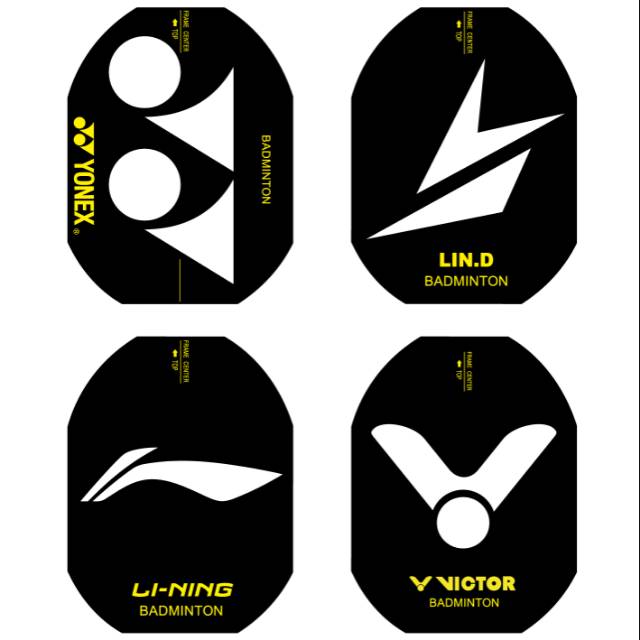 Jual Stencil logo buat di senar raket yonex /lining /victor Shopee