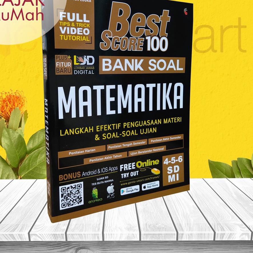 Jual BUKU PELAJARAN SD: BEST SCORE 100 BANK SOAL MATEMATIKA SD MI KELAS ...