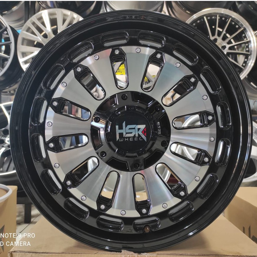 Jual Velg Offroad Ring 18 Hsr Myth07x Warna Black Polish Mobil Mux ...