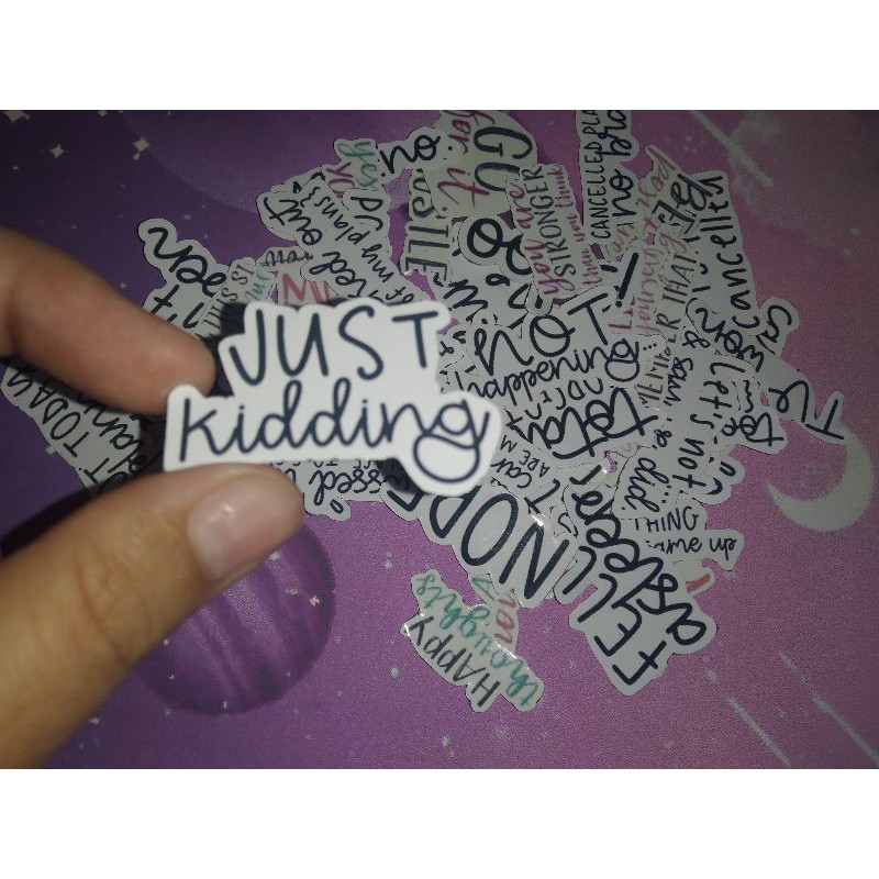 Jual sticker quotes suka suka yang bikin | Shopee Indonesia