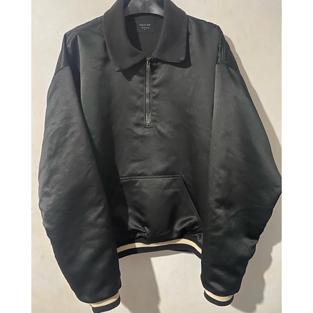 Fear of God Satin Half Zip Coaches Jacket