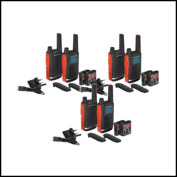 Jual HOT SALE MOTOROLA WALKIE TALKIE T82 TALKABOUT TWO WAY RADIOS ...