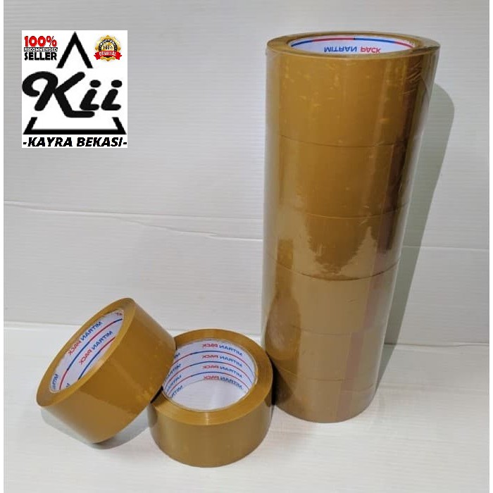 Jual Mitran Pack Lakban Coklat 48mm x 90 Yard - Lakban Isolasi Alat ...