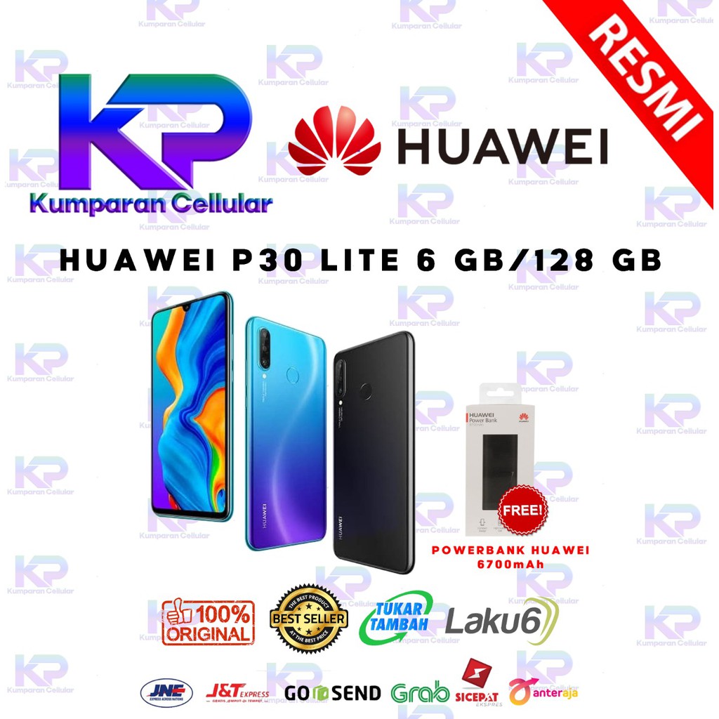 Jual HUAWEI P30 LITE 6GB/128GB GARANSI RESMI | Shopee Indonesia