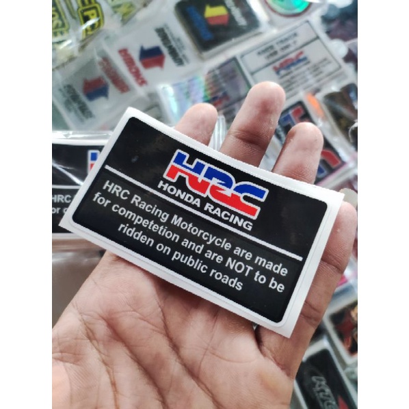 Jual Stiker Warning Hugger airblade HRC MOLY | Shopee Indonesia