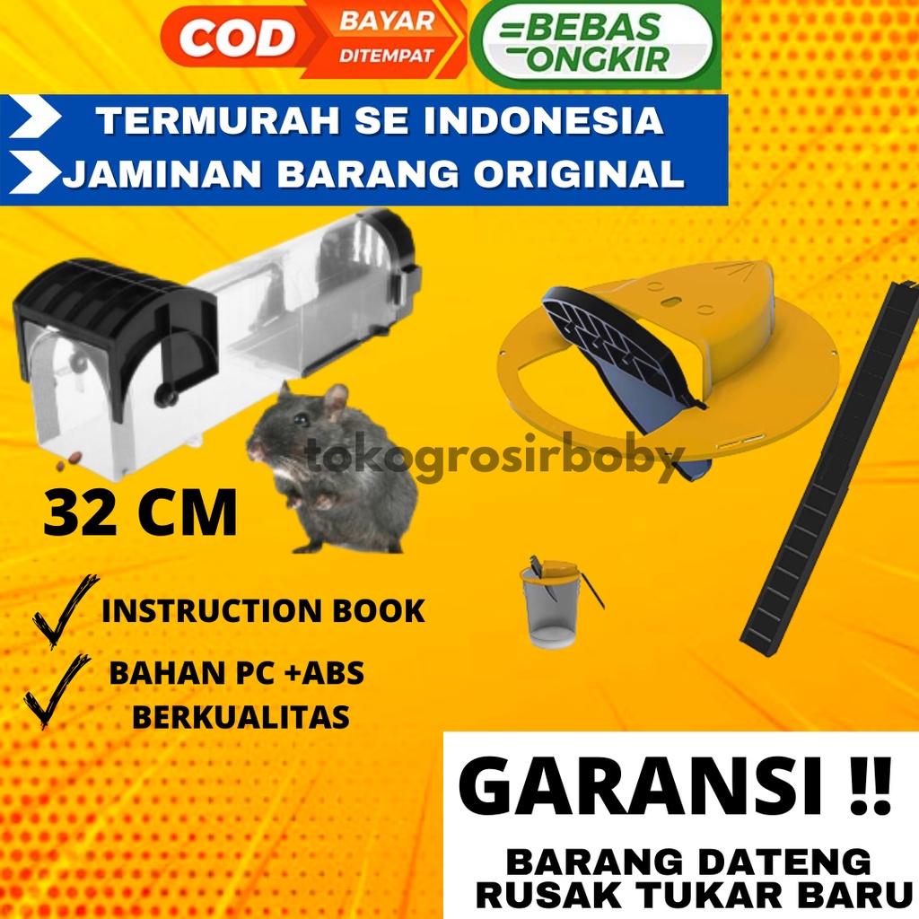 Jual Rolling Bucket Mouse Trap Perangkap Jebakan Tikus Masal Anti Racun