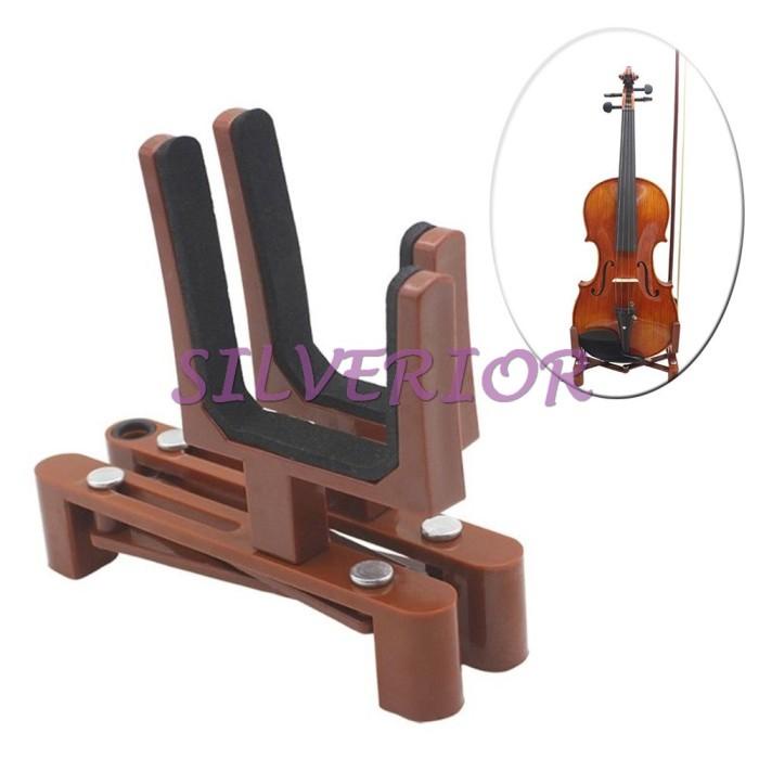 Jual Rak Lipat Foldable Holder Stand Tempat Biola Violin and Bow ...