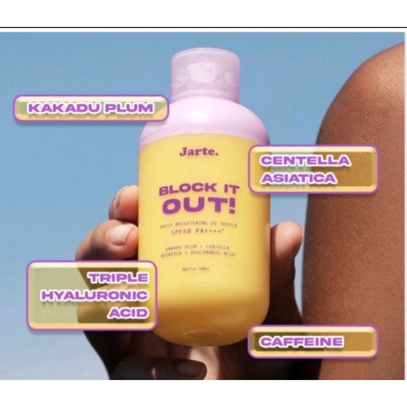 Jual JARTE BLOCK IT OUT! SUNSCREEN Shopee Indonesia