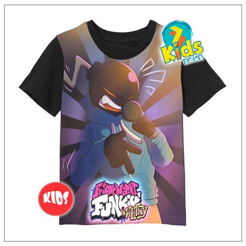 Jual Kaos Baju Anak Game Friday Night Funkin FNF 03 SBL - Pakaian Anak ...