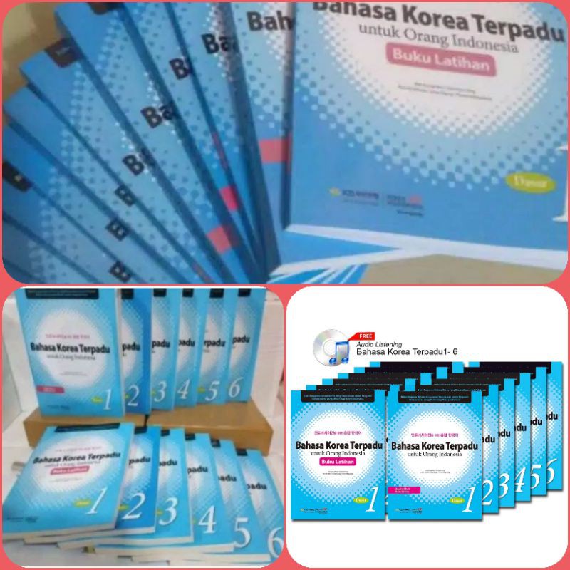 Jual Bahasa Korea Terpadu Bonus Audio Di Kirim File | Shopee Indonesia