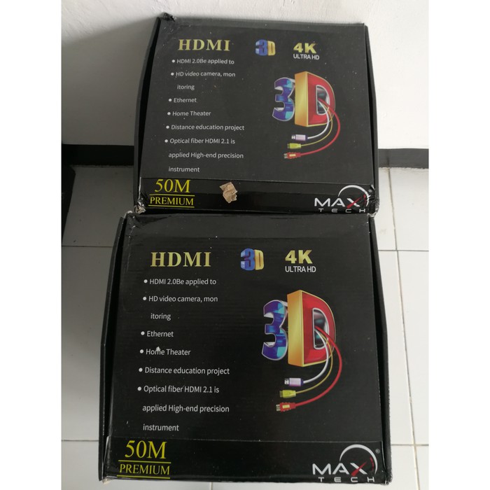 Jual Kabel HDMI Maxtech 50 m PRemium HQ High Quality | Shopee Indonesia