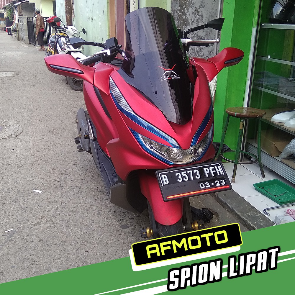 Jual SPION LIPAT HONDA PCX 150 VARIASI MODIFIKASI MOTOR / MODIFIKASI