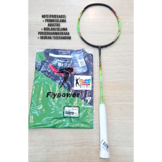 Jual Raket Badminton FLYPOWER PAMUNGKAS SERIES AGRIPINA _BLACK GREEN ...