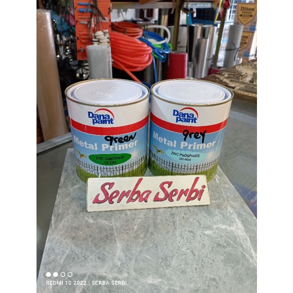 Jual Cat dasar minyak zinc metal primer 1kg Dana paint Shopee Indonesia