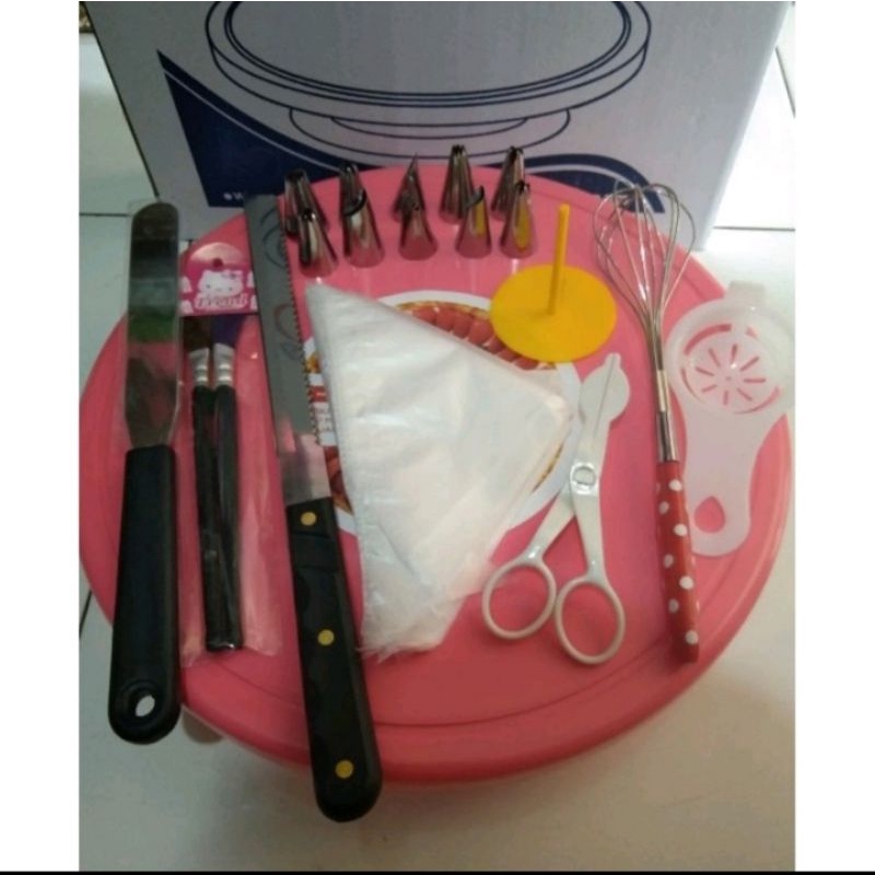 Jual  COD Alat dekorasi kue ulang tahun/alat penghias kue tart