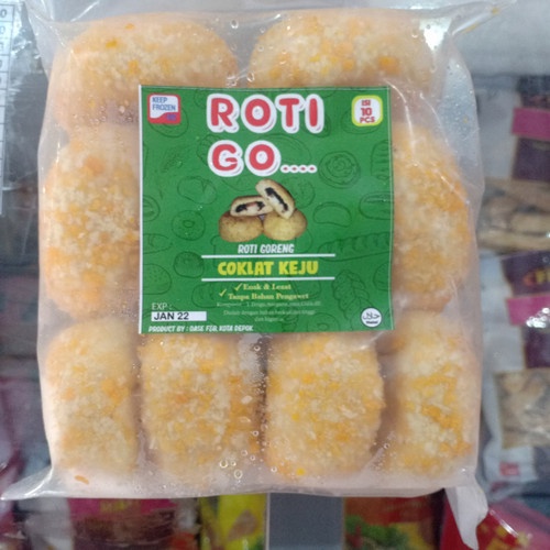 Jual ROTI GO Roti Goreng Coklat Keju 10pcs | Shopee Indonesia