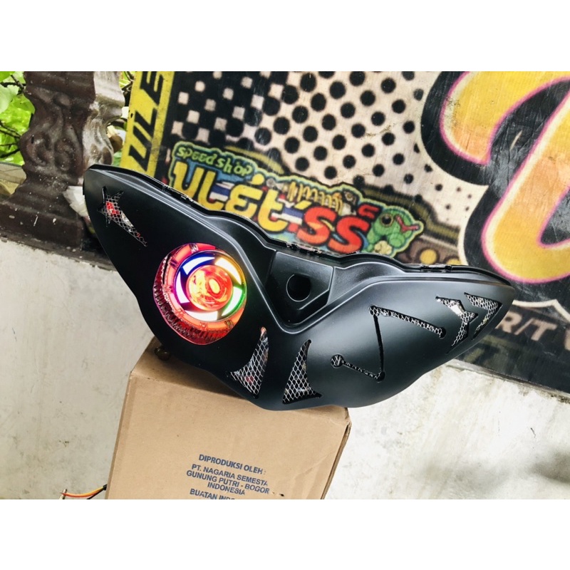 Jual reflektor jupiter z new lampu depan jupiter z new burhan lampu