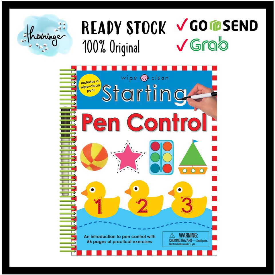 Jual 56 HALAMAN Priddy Starting Pen Control Wipe and Clean Book ...