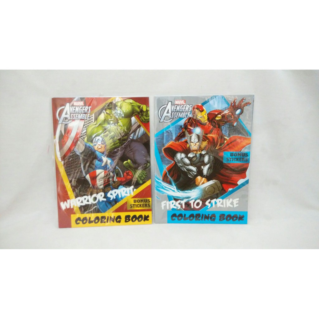 Jual Jual Coloring Book Avengers LARGE . Buku Mewarnai Adinata Marvel