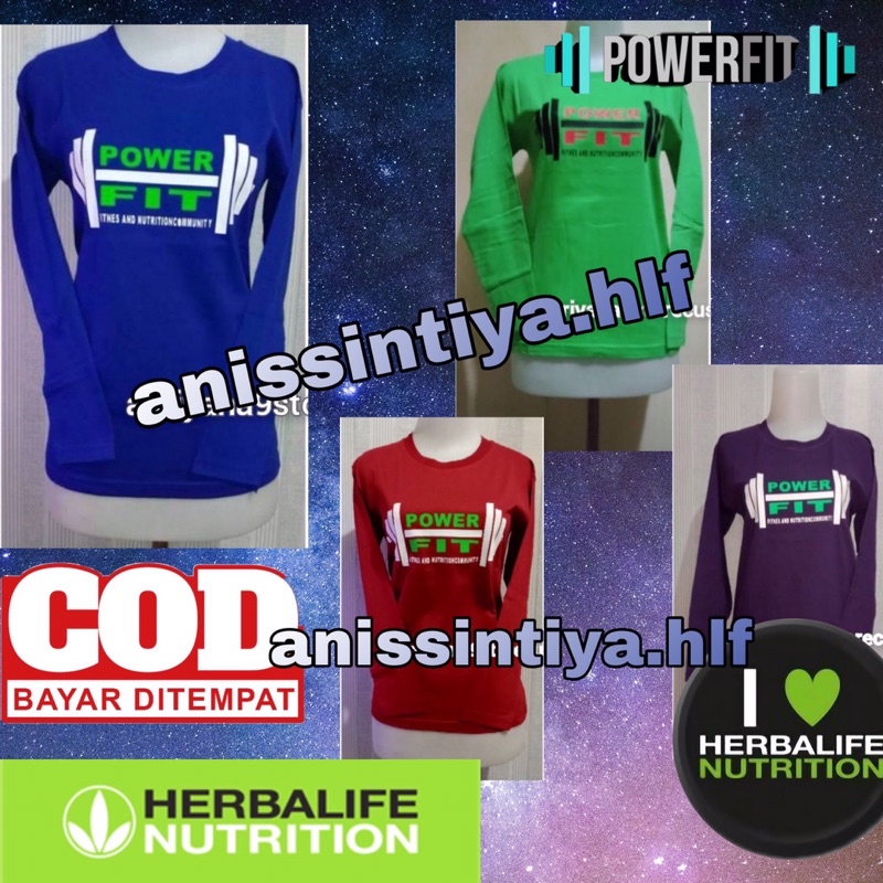 Jual NEW! KAOS BAJU HERBALIFE POWERFIT (GRATIS TAMBAH NAMA CLUB) Shopee Indonesia