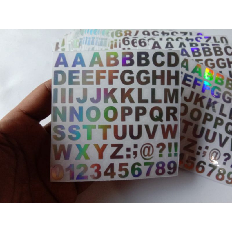 Jual Sticker Huruf Abjad Cutting | Shopee Indonesia