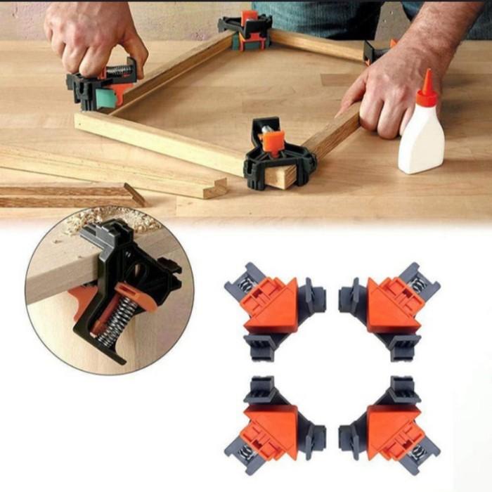 Jual Spring / 4Pcs/Set Corner Mate, Clamp Klem Siku Spring Clip 5-22Mm ...