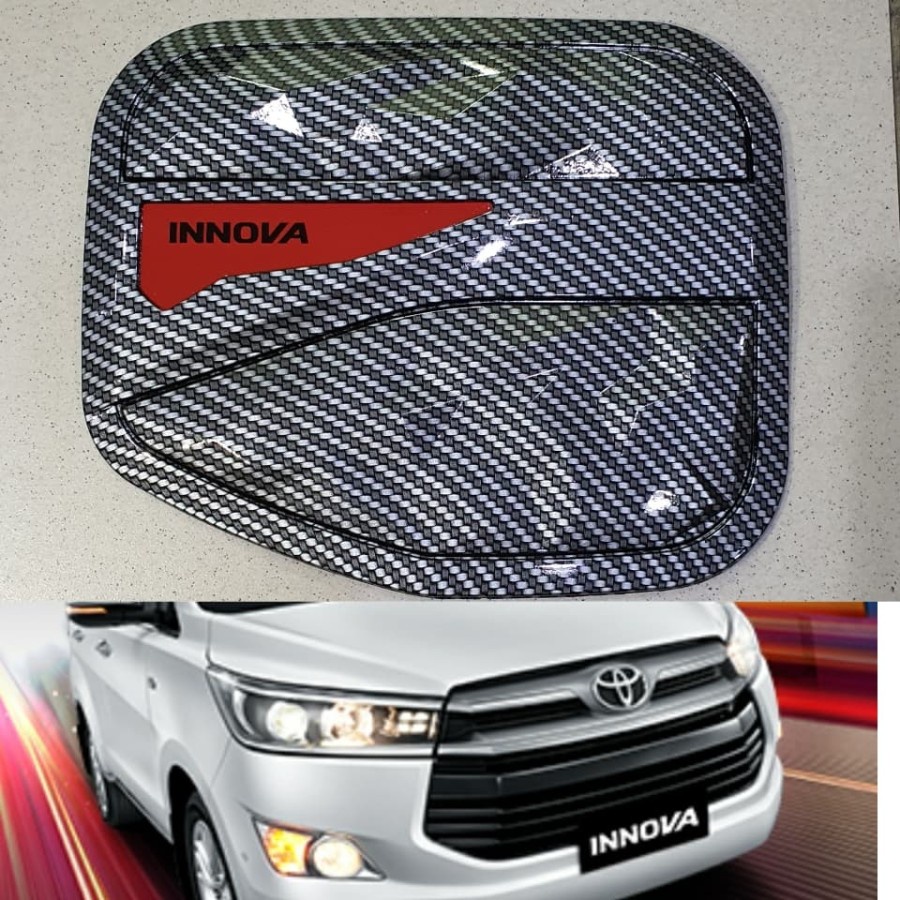 Jual tank cover/tutup tangki Innova reborn tahun 2016 warna carbon list ...