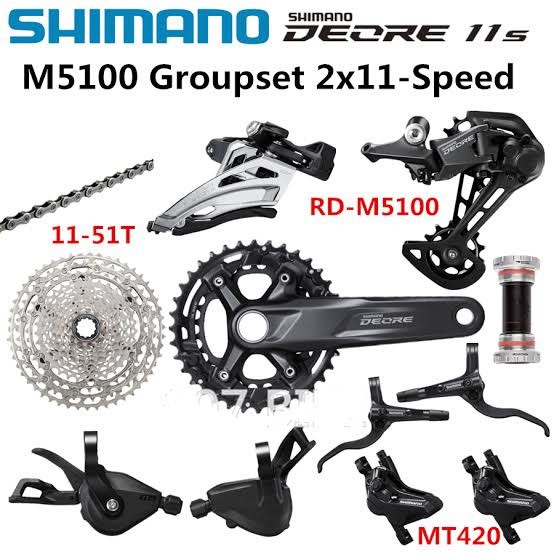 Groupset shimano cheap deore 11 speed