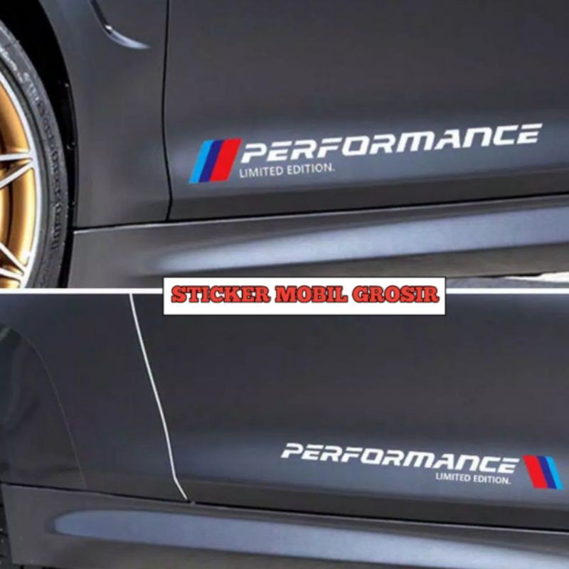 Jual Sticker cuting mobil bmw performance limited edition cutting