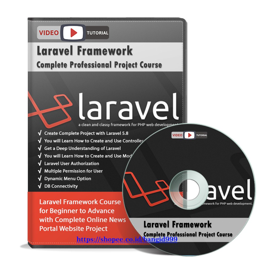 Jual Video Tutorial Laravel Framework Complete Professional Project ...