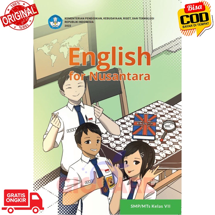 Jual Buku English For Nusantara Kelas 7 Kurikulum Merdeka Buku Bahasa
