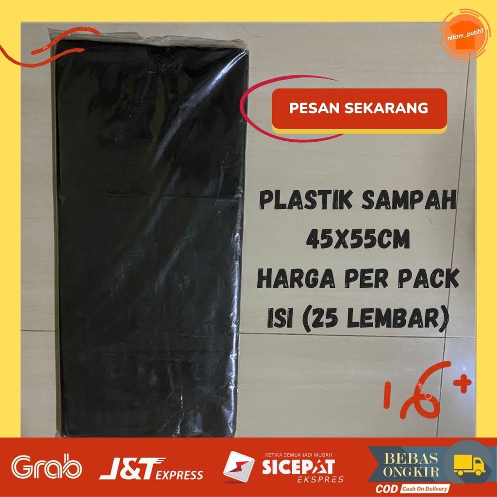 Jual Plastik Sampah Trashbag Per Pack Kantong Sampah Harga Perpack Ukuran Kecil Besar Jumbo 6489