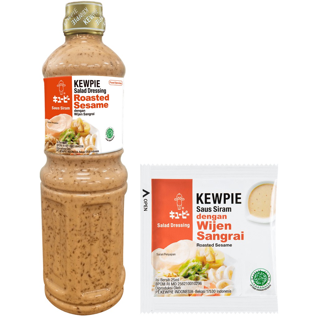 Jual Kewpie Roasted Sesame Salad Dressing 1 Liter Shopee Indonesia