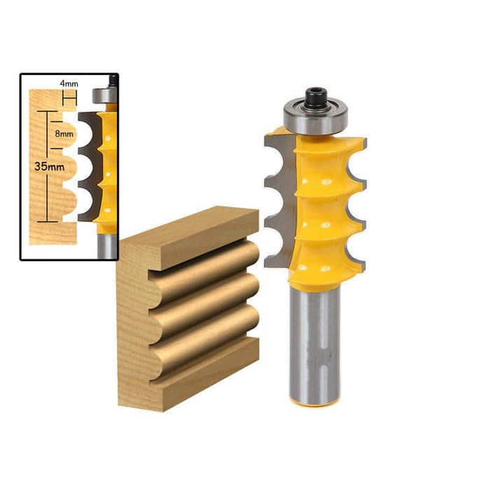 Jual Mata router molding triple bead 35mm | Shopee Indonesia