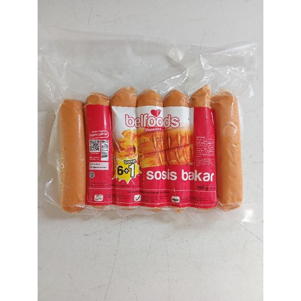 Jual Belfoods Sosis Ayam Bakar 500 Gr Frozen Food Shopee Indonesia