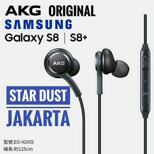 Headset handsfree earphone AKG samsung galaxy S8 S8 plus S9 S9 plus note 8 Note 9 original