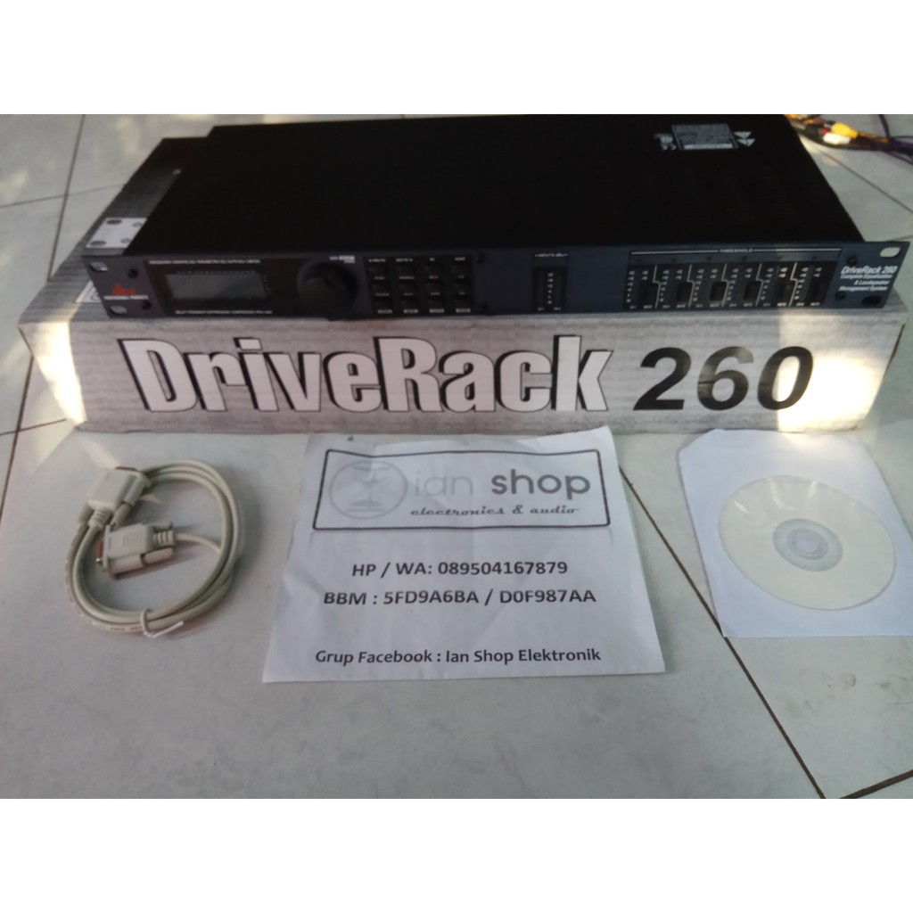 Jual Speaker Management DBX 260 Driverack DBX260 DLMS 260 3in 6out 3 ...