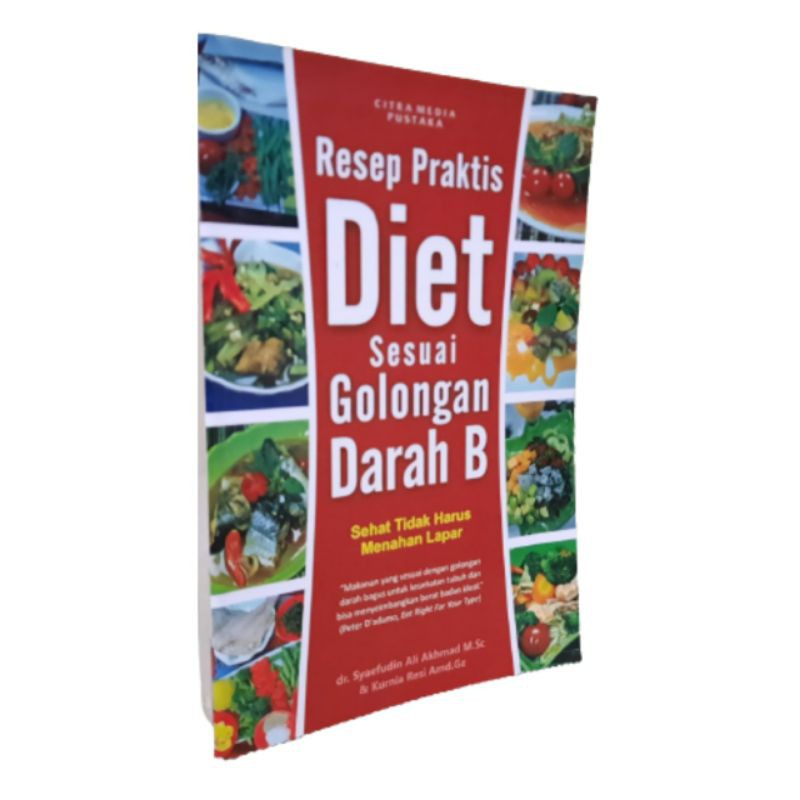 Jual RESEP PRAKTIS DIET SESUAI GOLONGAN DARAH B | Shopee Indonesia