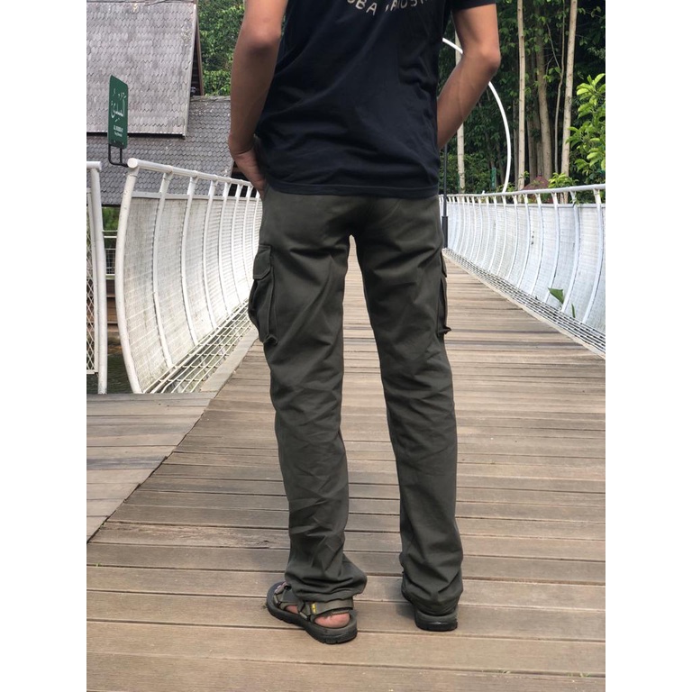 Jual ( Simissty DENIM ) Celana cargo casual. BAHAN COTTON TWILL ...