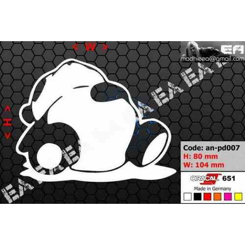 Jual ea cutting sticker / decal Code: an-pd007 ( panda ) | Shopee Indonesia