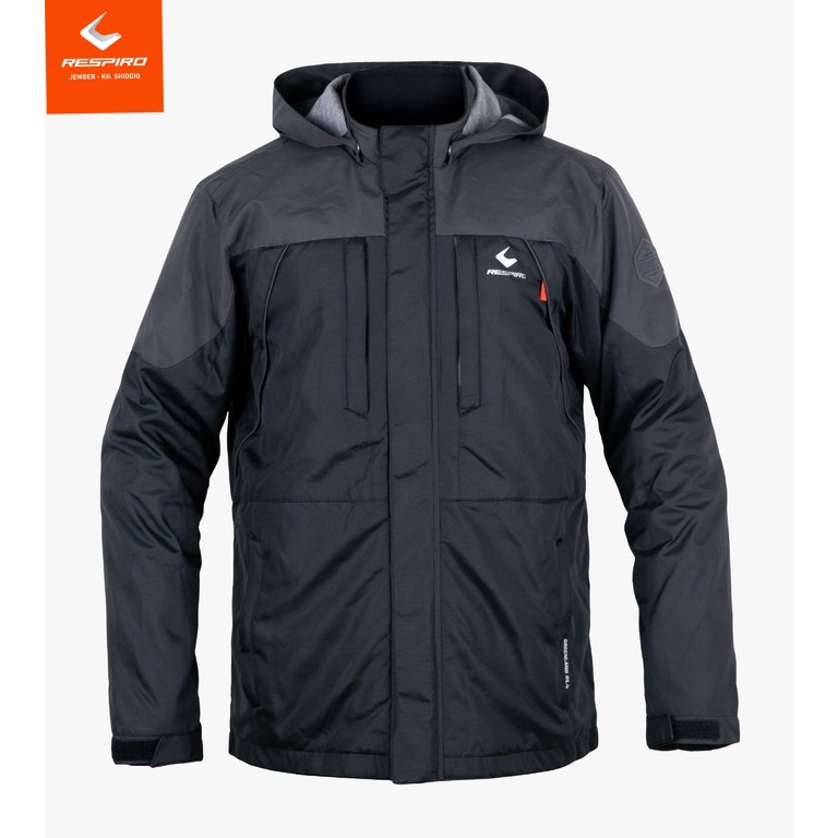 Jual JAKET MOTOR PRIA RESPIRO GREENLAND BLACK | Shopee Indonesia