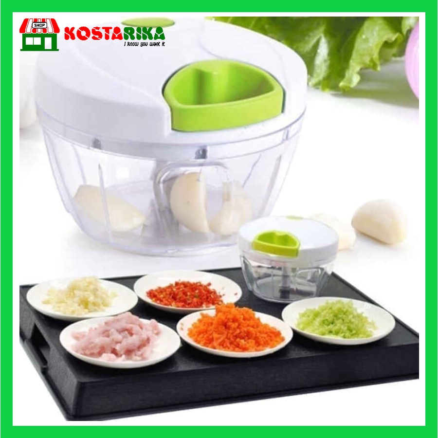 Jual Kostarika Speedy Chooper Blender Tarik Manual Pemotong Daging Bawang Buah Dan Sayuran