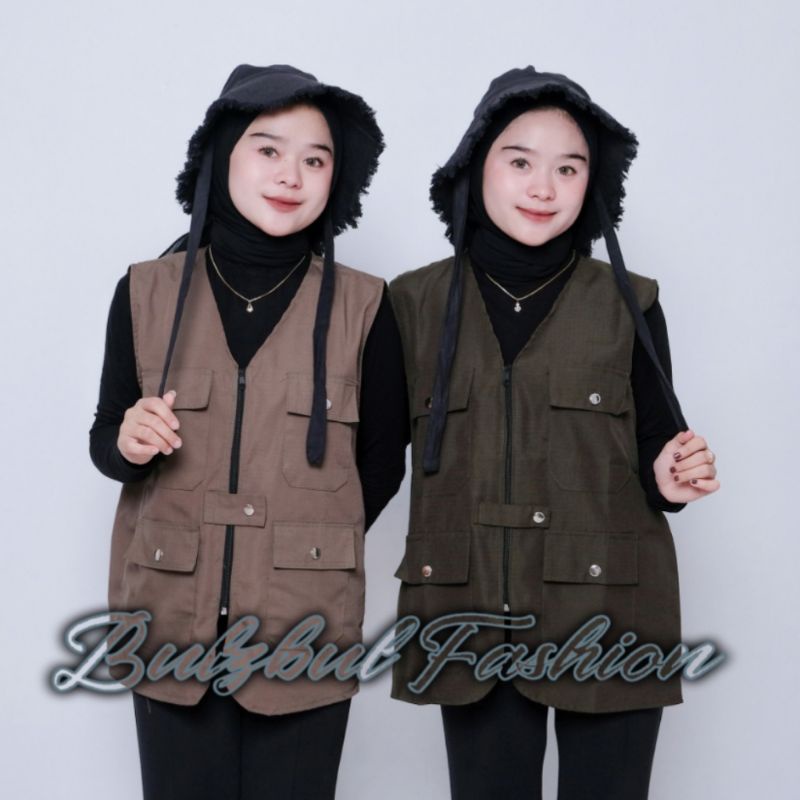 Jual NAMI VEST KOREAN STYLE || ROMPI BASIC PRIA WANITA | Shopee Indonesia